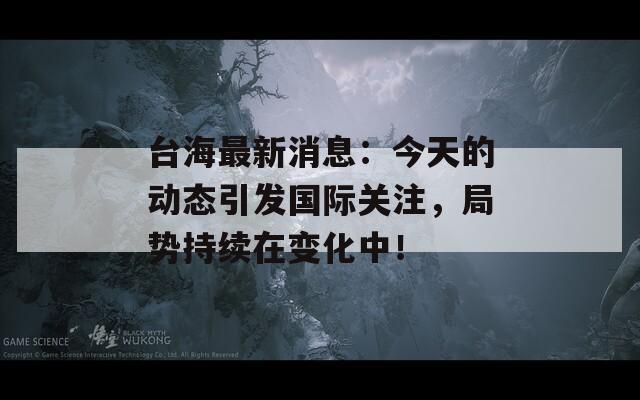 台海最新消息：今天的动态引发国际关注，局势持续在变化中！