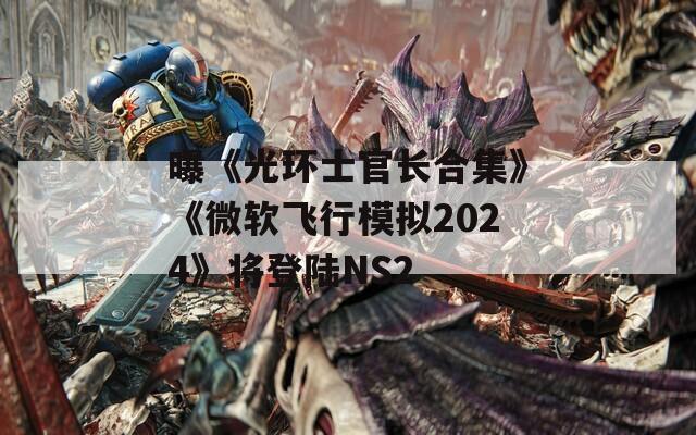 曝《光环士官长合集》《微软飞行模拟2024》将登陆NS2