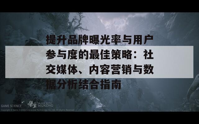 提升品牌曝光率与用户参与度的最佳策略：社交媒体、内容营销与数据分析结合指南