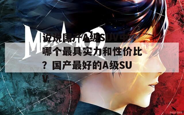 说说国产A级SUV中哪个最具实力和性价比？国产最好的A级SUV