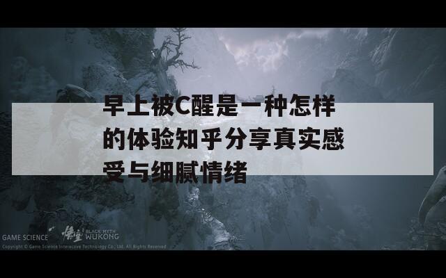 早上被C醒是一种怎样的体验知乎分享真实感受与细腻情绪