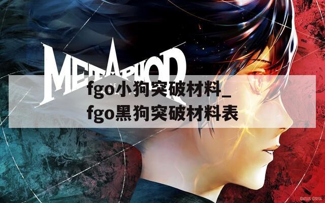 fgo小狗突破材料_fgo黑狗突破材料表