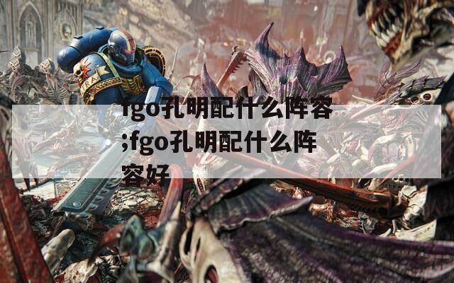 fgo孔明配什么阵容;fgo孔明配什么阵容好