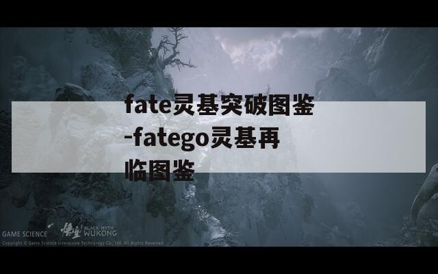 fate灵基突破图鉴-fatego灵基再临图鉴