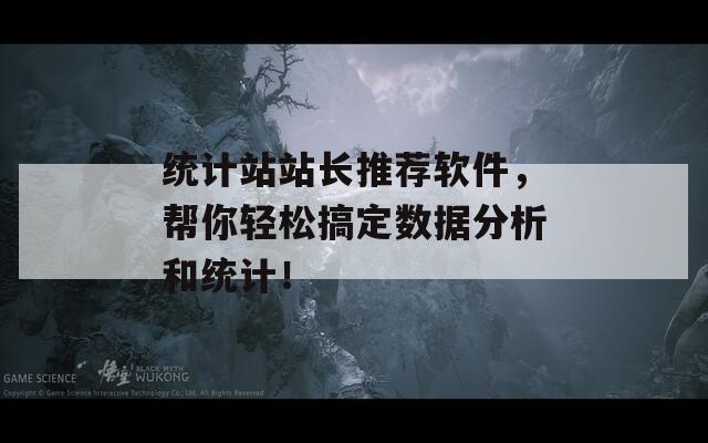 统计站站长推荐软件，帮你轻松搞定数据分析和统计！