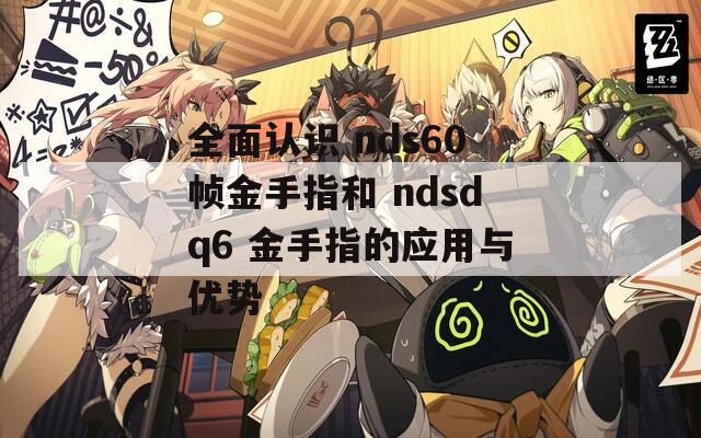 全面认识 nds60帧金手指和 ndsdq6 金手指的应用与优势