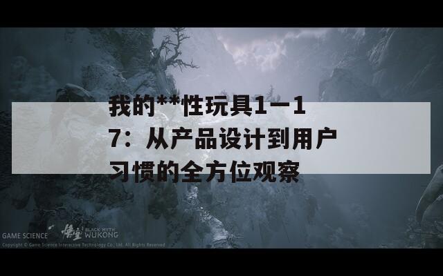 我的**性玩具1一17：从产品设计到用户习惯的全方位观察