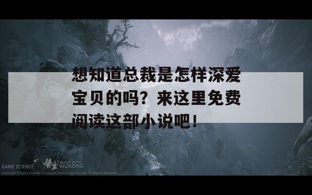 想知道总裁是怎样深爱宝贝的吗？来这里免费阅读这部小说吧！