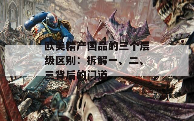 欧美精产国品的三个层级区别：拆解一、二、三背后的门道