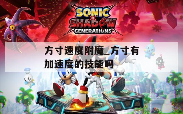 方寸速度附魔_方寸有加速度的技能吗